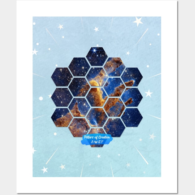 Pillars of Creation: James Webb Space Telescope V02 Wall Art by Da Vinci Feather